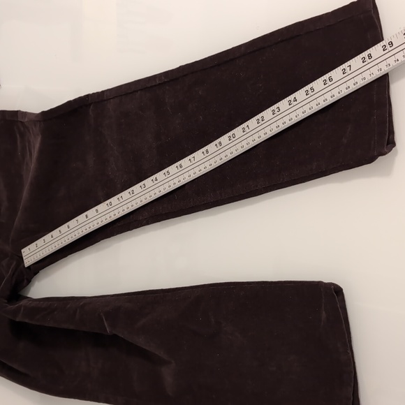 Soft Surroundings Pull On Relaxed Straight Corduroy Pants Color Burnt Hi… - Picture 10 of 11